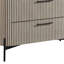 Commode 4 tiroirs - Taupe-1467689132
