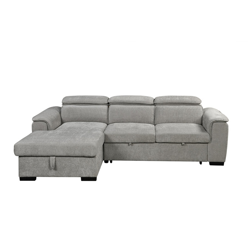 Ceon 3 Seater Sofa Bed, Grey