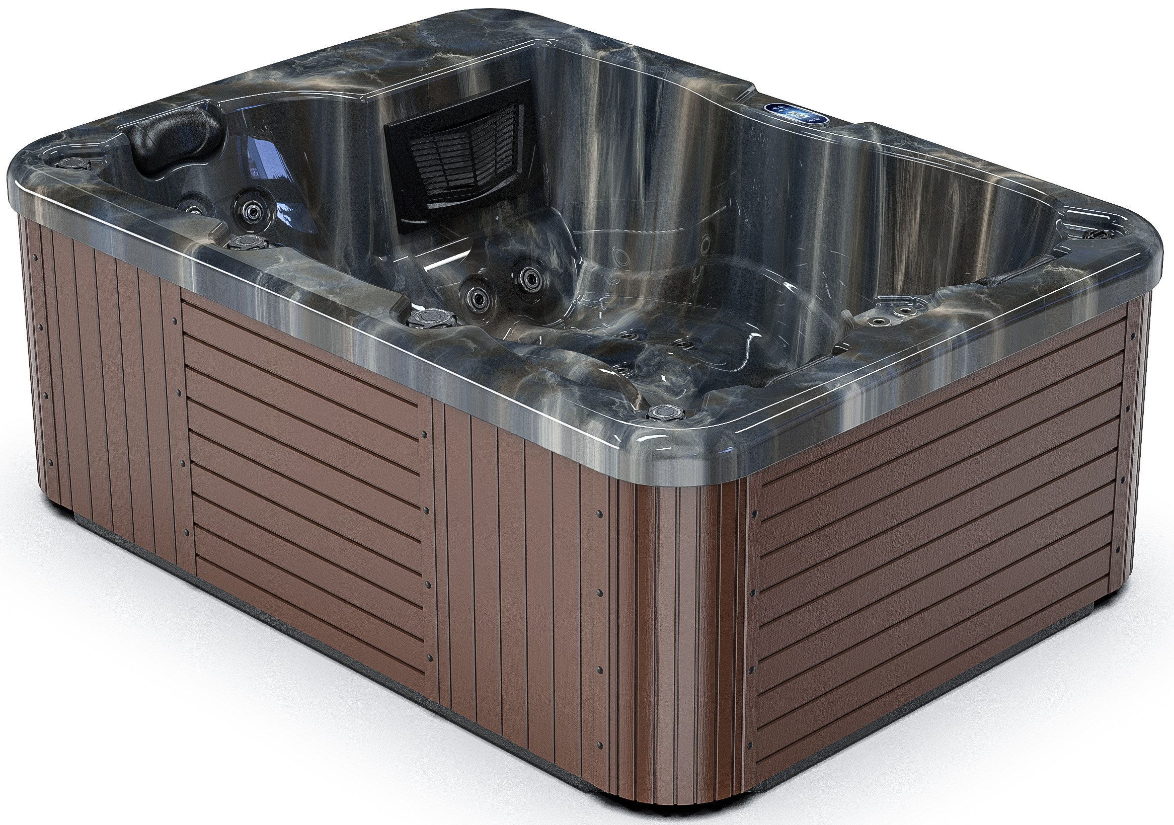 Luxuria Spas 220 Volt 3 Person Person 55 Jet Acrylic Rectangle Plug