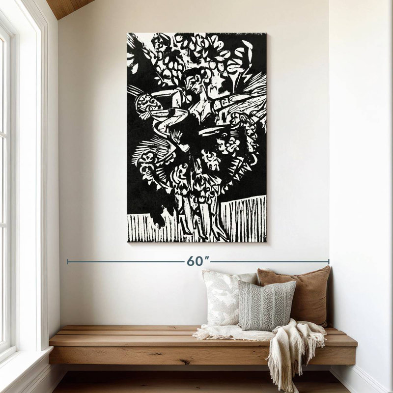 Avery Two Dancing Girls, 48" H x 32" W