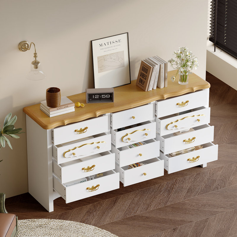 Commode d'appoint moderne avec 9 tiroirs