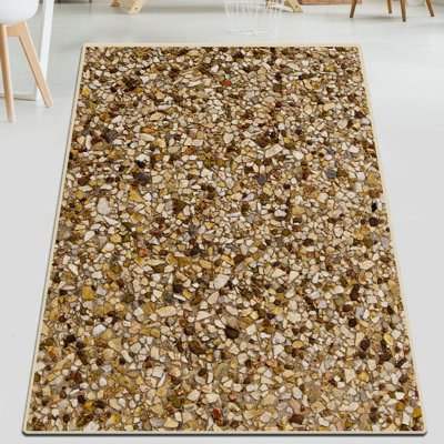 Daved Solid Colour Area Rug