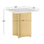 Ensemble de 2 tables basses en marbre blanc-90599713
