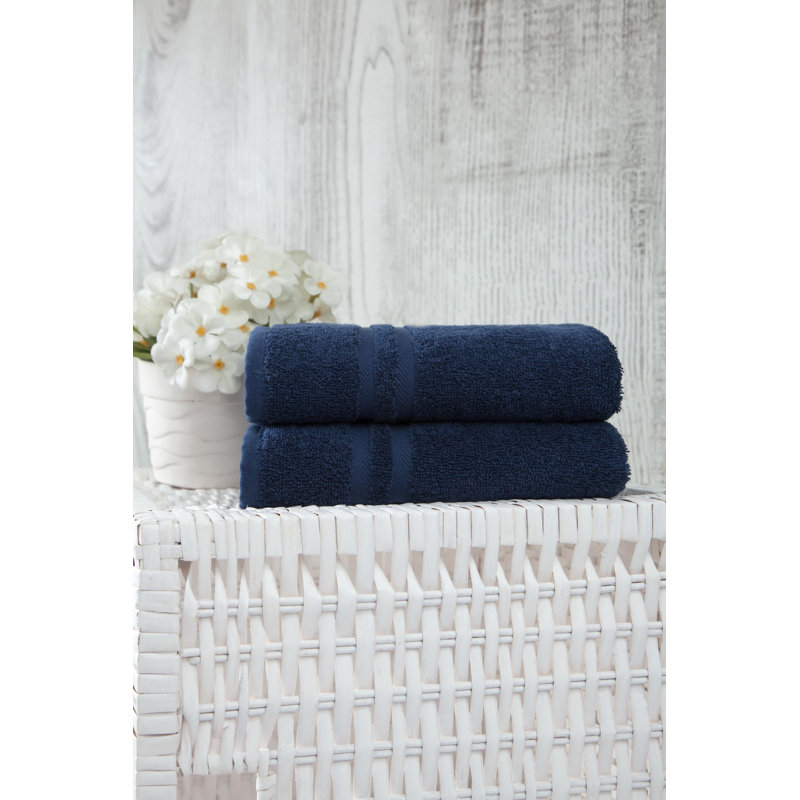 Hollington Turkish Cotton Hand Towel, Twilight Blue