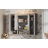 Modern Wall-Mounted Medicine Cabinet With 5 Adjustable Shelves & Soft-Closing Hinge For Bathroom-2109589157