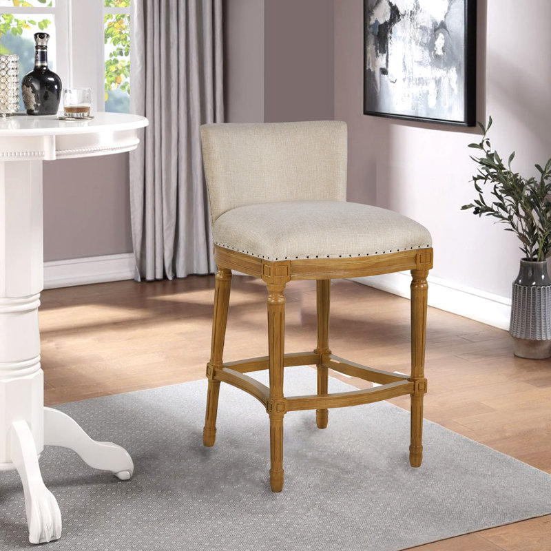Arleth 27.75" Counter Height Stool, Natural