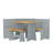 Solid Wood Corner Dining Set With Hidden Storage-108926620