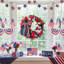 Décorations de couronne patriotique 250Th Year