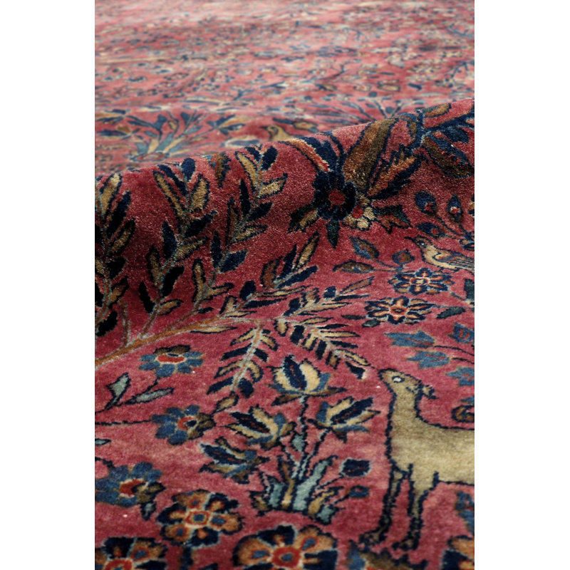 Tapis bourgogne / bleu marine One-of-a-Kind