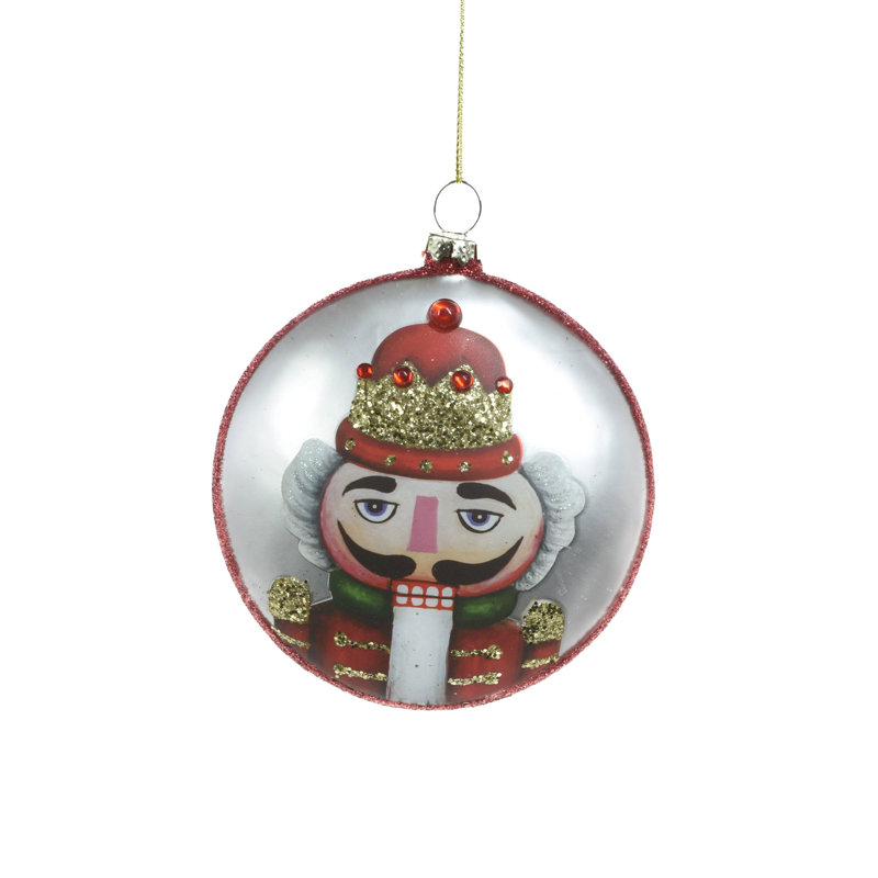 Ornement suspendu rouge (paquet de 3), Rouge