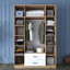 Berend 4 Door Manufactured Wood Wardrobe