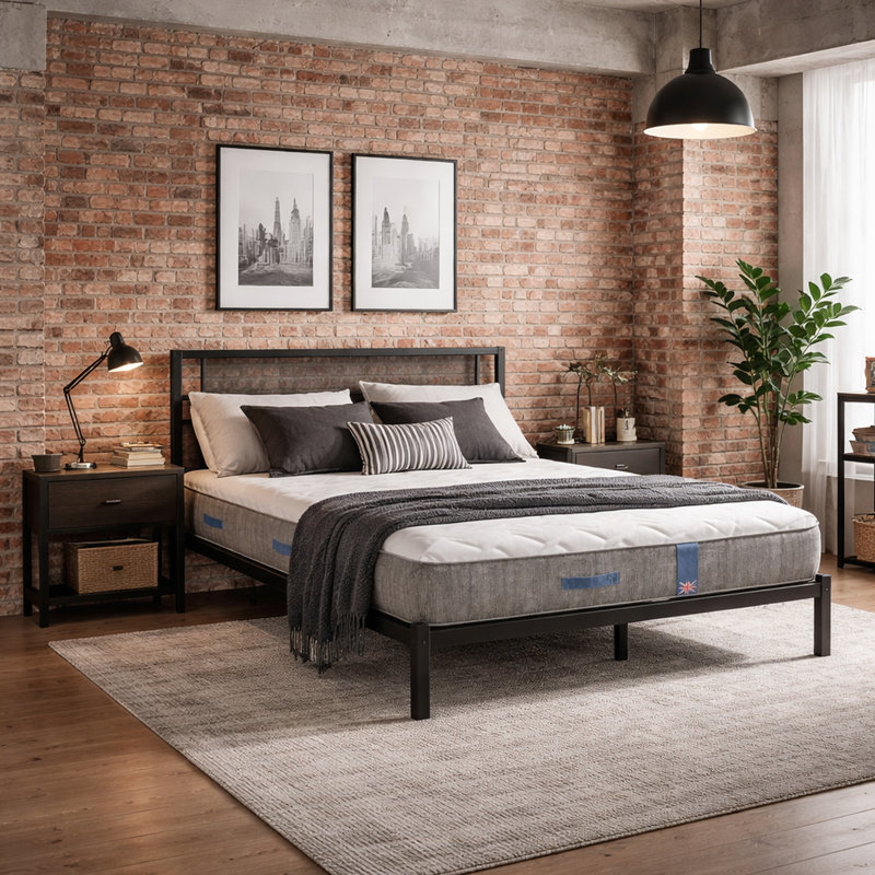 Natural Balance 1000 Pocket Wool Hybrid Mattress with Eco Foam, Single (3')