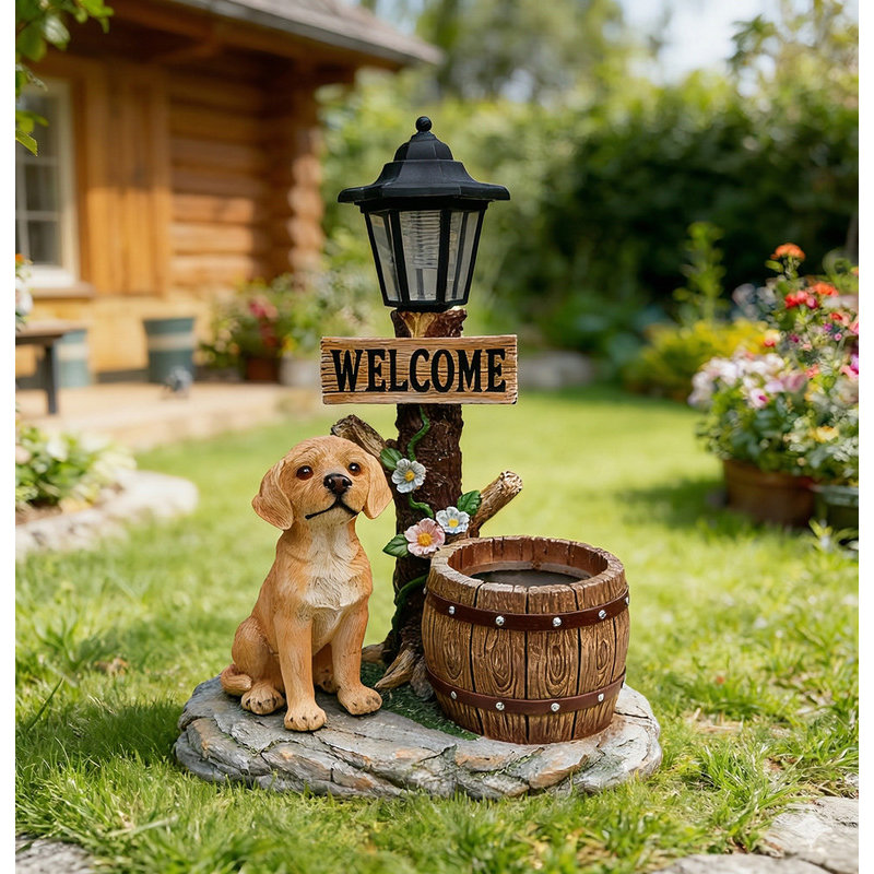 Statue de jardin Labrador