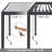 111S Aluminum Pergola with Steel Adjustable Louvered Roof-55774396-114728886