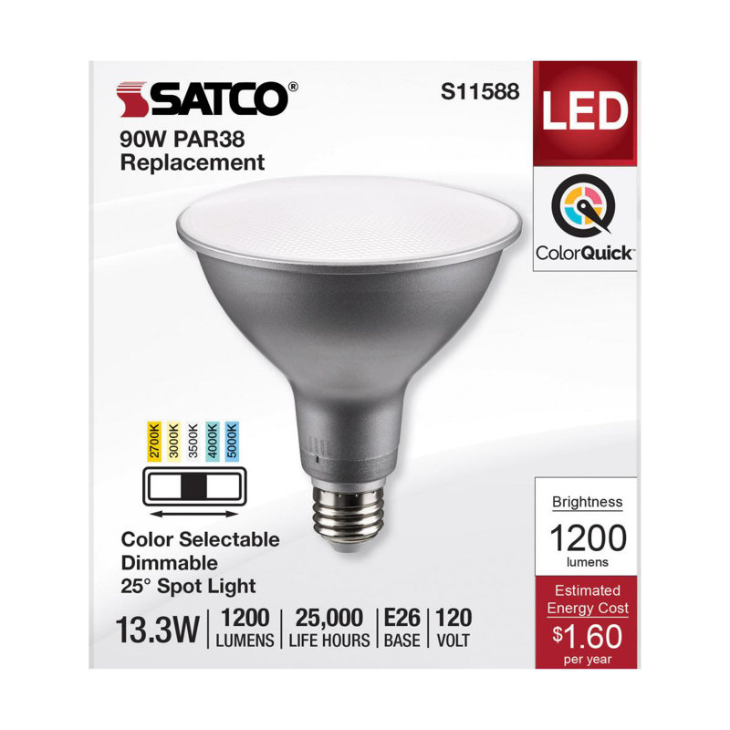 13.3 Watt White LED Bulb