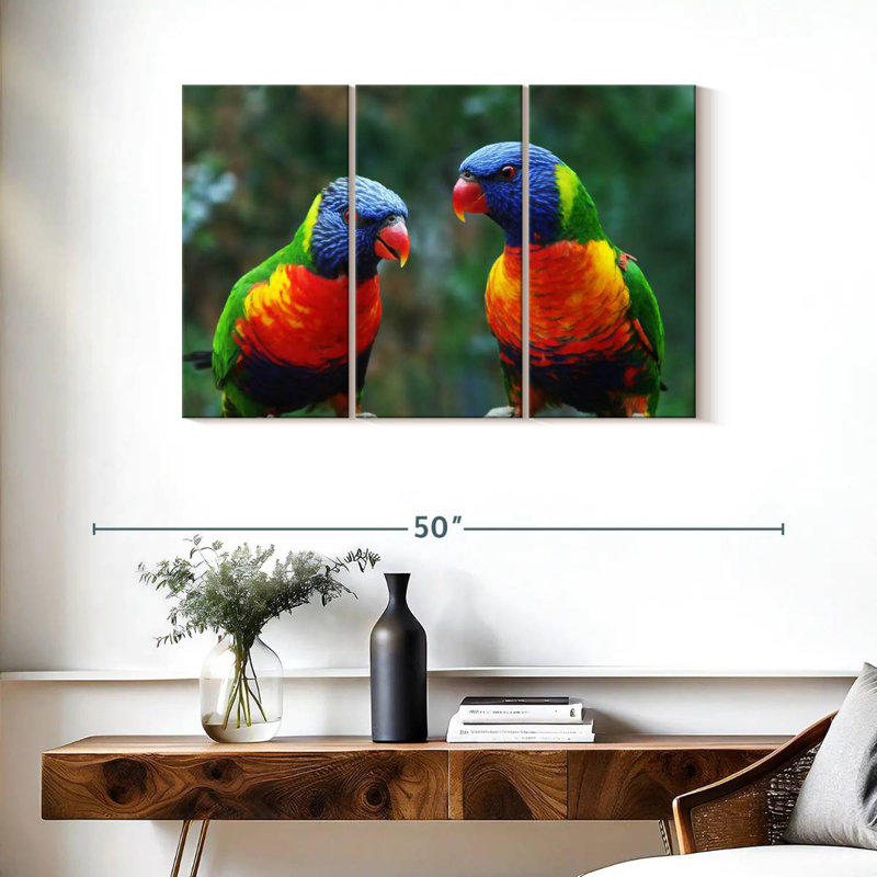 Brampt Lorikeet Buddies, 24" H x 38" W