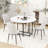 5-Piece Extendable Kitchen Dining Table Set-115300399-115300402