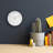 6" Ella Silent Sweeping Quartz Tabletop/Wall Clock