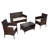 Jasmin - Person Patio Conversation Set with Cushions-1113220784