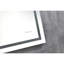 Miroir de salle de bain 32 po x 20 po avec DEL, brouillard, 3 choix de couleurs, gradation continue, fixation murale, verre HD, aluminium, fonction de brouillard de salle de bain blanc, options,