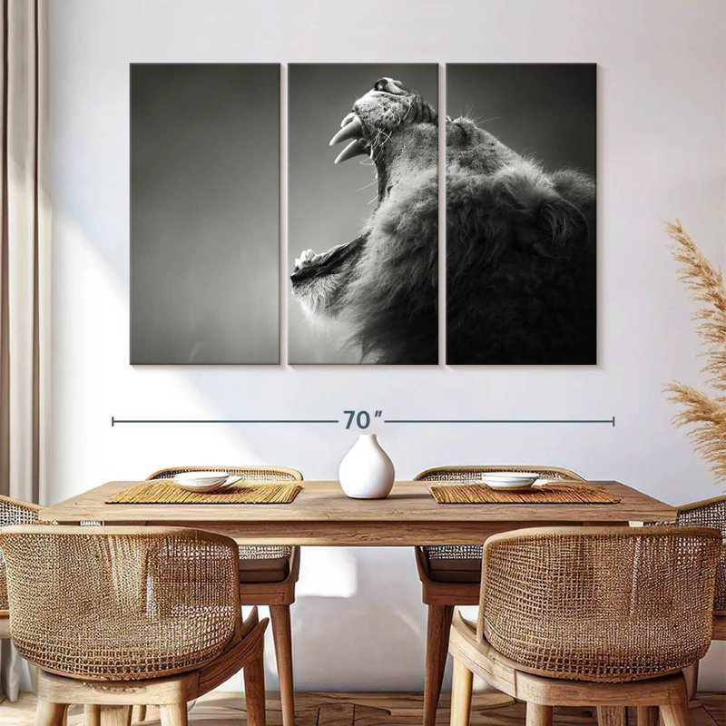 Lion Maw, 32" H x 50" W