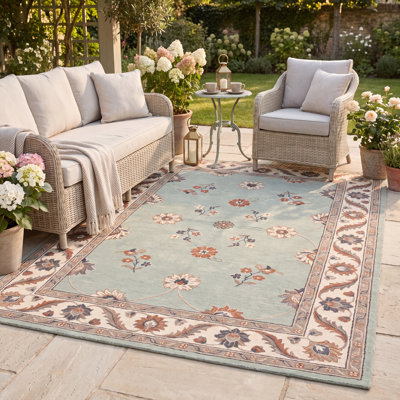 Tapis chloritoïde à motifs floraux orange, crème, gris et beige, antidérapant, à poils courts, pour l'intérieur et l'extérieur, adapté aux animaux domestiques, idéal pour le salon, la chambre, la salle à manger, l'entrée, le corridor ou le bureau. Lavable.