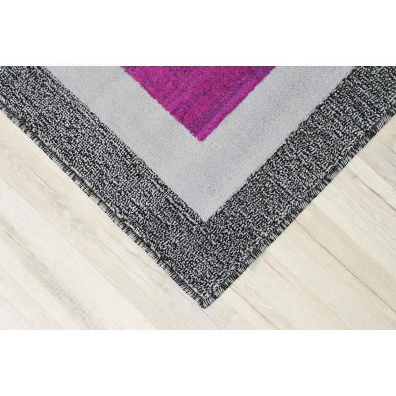 Tapis mauve / gris Costanza