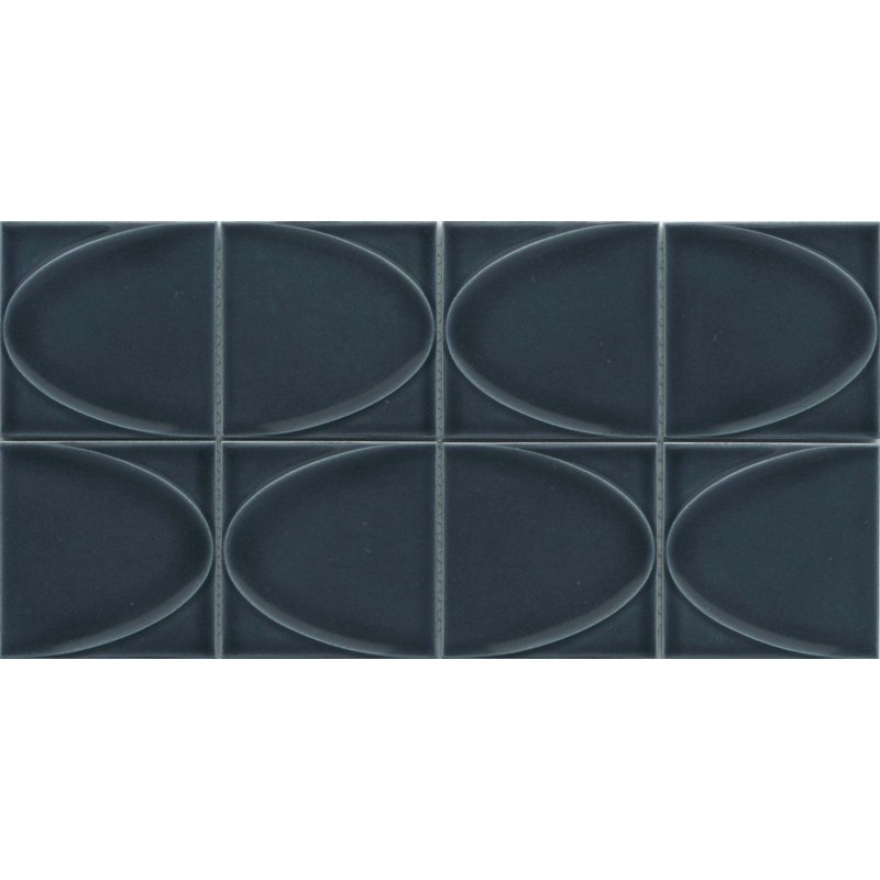 Mizu™ 8" x 16" Ceramic Novelty Mosaic Tile, Blue
