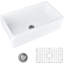 30'' L Single Bowl Ceramic Kitchen Sink