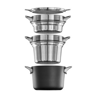 Williams Sonoma Signature Thermo-Clad™ Stainless-Steel Steamer Pot with Lid