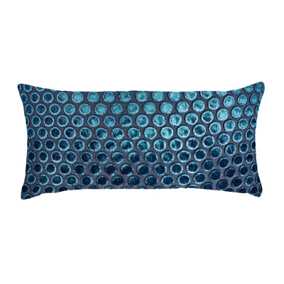 Dots Rectangle Velvet Pillow Cover & Insert