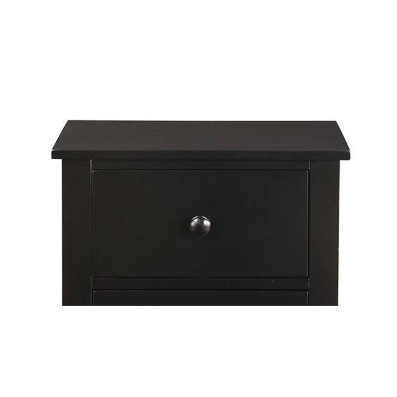 Sheffield 22'' W Nightstand, Black