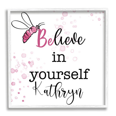 «Pink Bee Believe cmw-097», art mural personnalisé