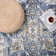 Machine Washable Non-Slip Oriental Blue/Beige Area Rug