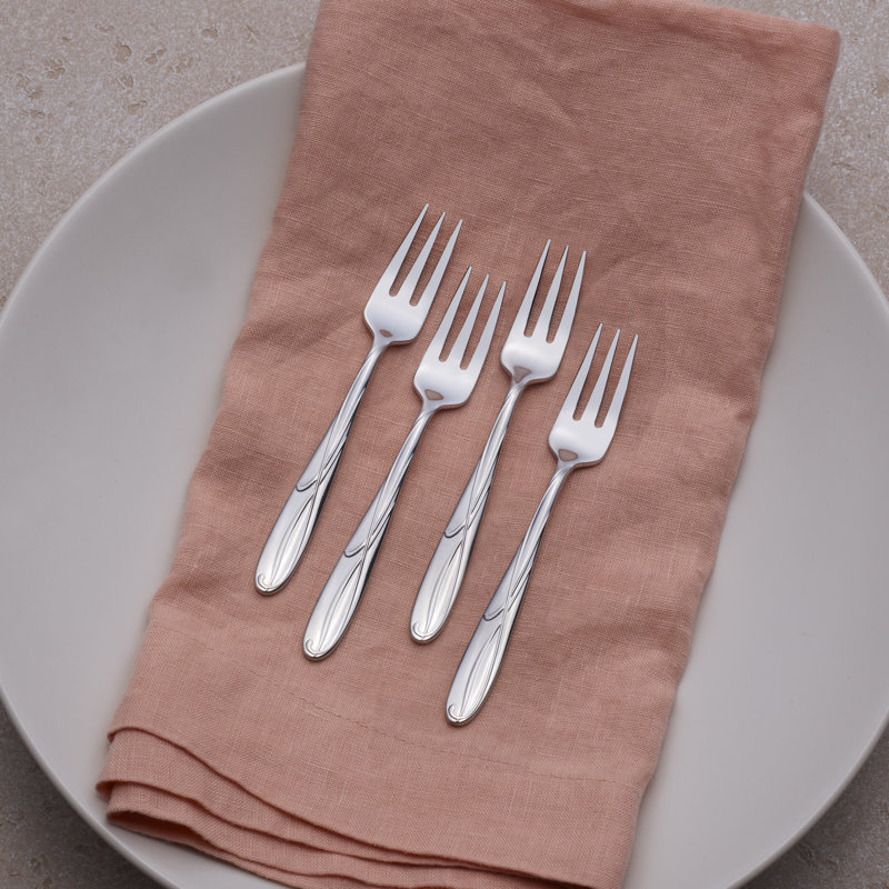 Cocoa Blossom 18/10 Stainless Steel Appetizer Forks