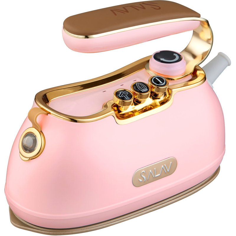 SALAV EST-900 Retro Edition Duopress défroisseur à vapeur + fer, rose