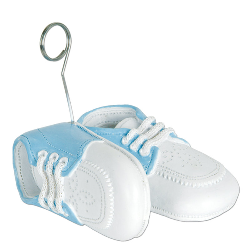 Porte-photo / ballon pour bébé chaussures, Bleu clair