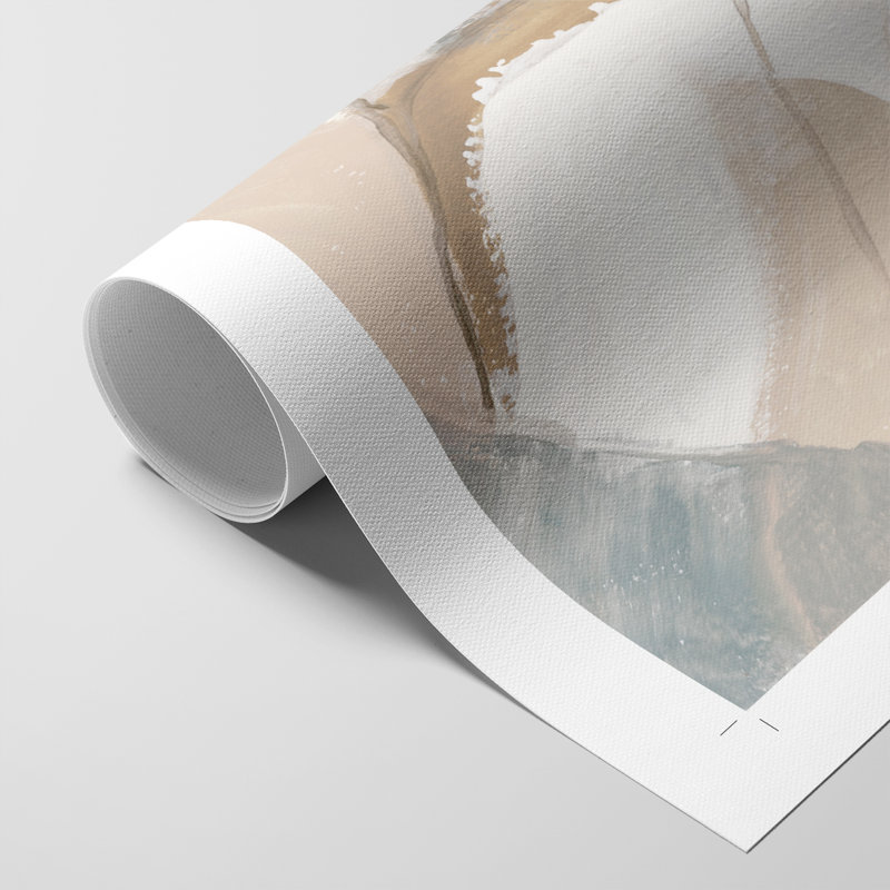 Marble Lines II - Impression sur toile seulement - NON CADRE, H 18 po x l 12 po