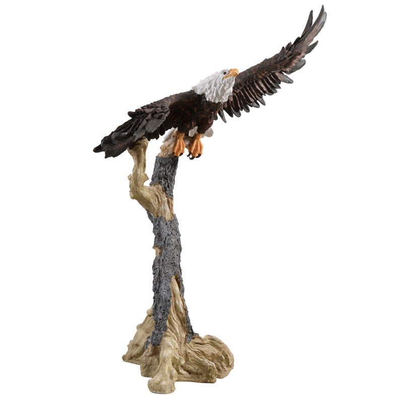 Majestic Eagle Perched Statue