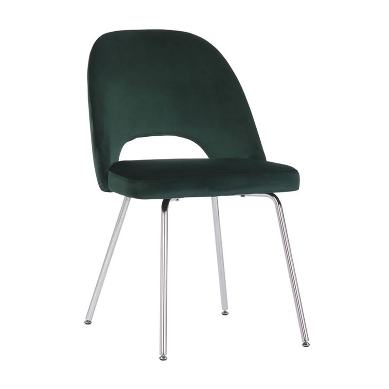 Sandy Chrome Chair, Green, 1