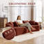 Ensemble de canapé modulaire courbé 3 pièces-62136066