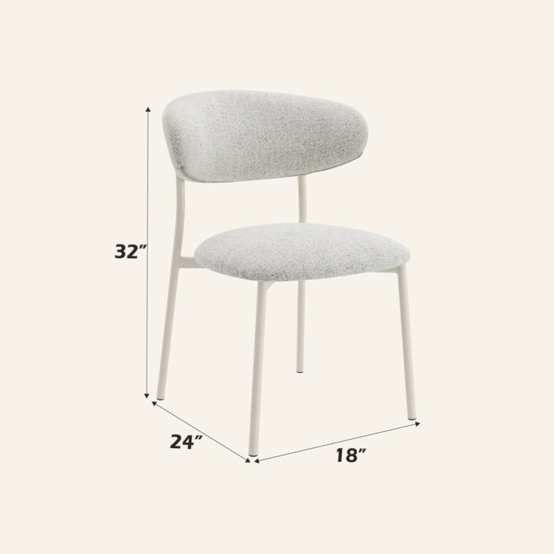 Ensemble de 2 chaises d'appoint Kalam