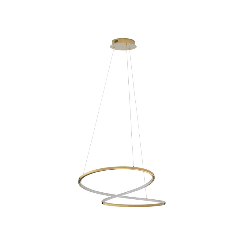 1 - Light Gold LED Unique/Statement Pendant