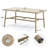 6 - Person Outdoor Aluminum Rectangular Dining Set with Cushions-99360976-99360977