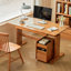 Bureau rectangulaire en bois massif Cerise-897419549