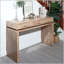 Console rustique en bois avec 3 tiroirs