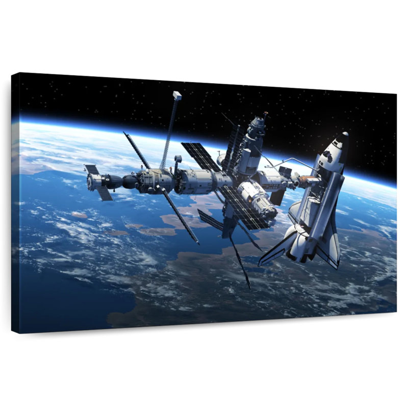 Oberle Space Station, 26" H x 39" W