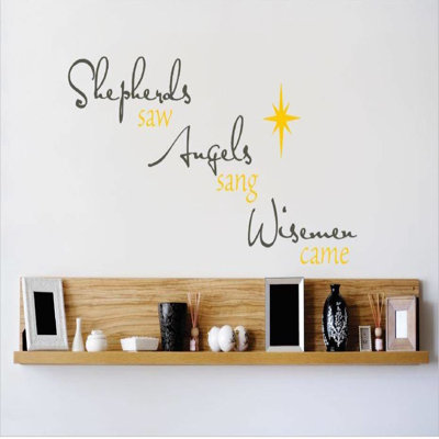 Décalcomanie murale sheperds saw anges l’avez chanté wise