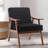 Mid-Century Modern Chair, Living Room Chair With Solid Wood Frame, Accent Chair Extra-Thick Backrest, Wingback Chair, Lounge Chair Indoor-550101726