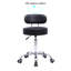 Backed Adjustable Height Ergonomic Lab Stool with Removable Casters/Wheels-2041668315